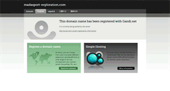 Desktop Screenshot of madasport-exploration.com